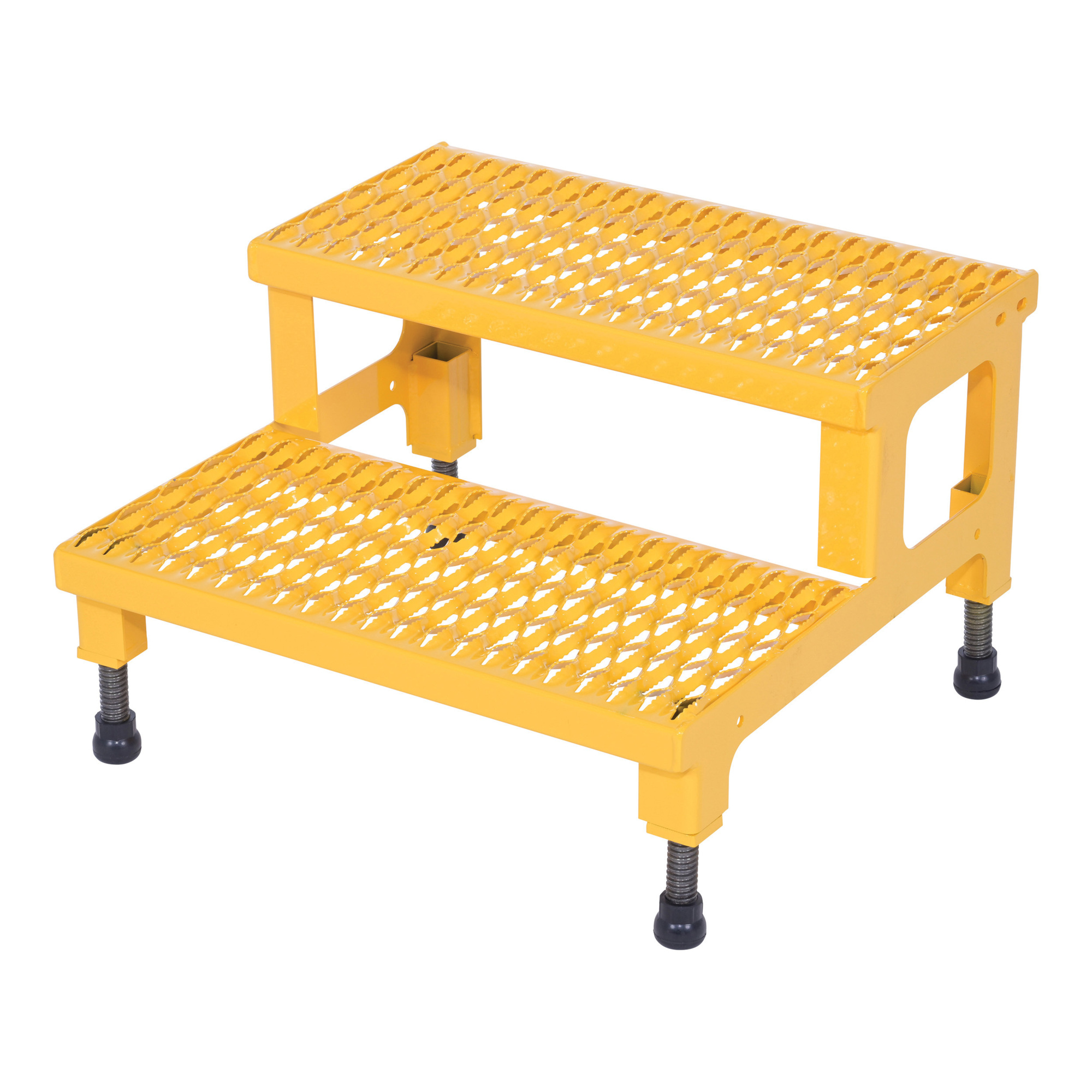 Vestil Adjustable Step-Mate Stand - 24in.W x 24in.D, Steel, 500-Lb. Capacity, Model# ASP-24